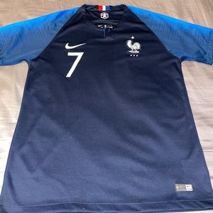 2018 France Antoine Griezmann World Cup Year Soccer Jersey